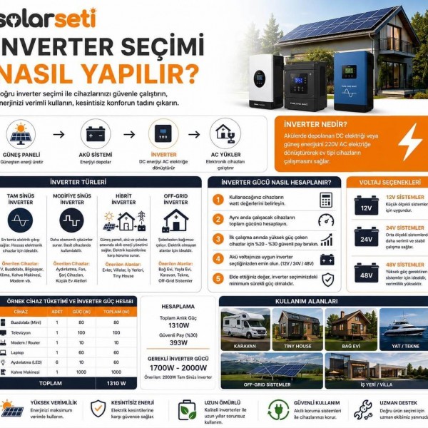İnverter Seçimi Nasıl Yapılır?