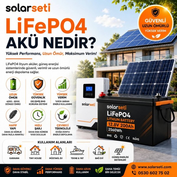 LiFePO4 Akü Nedir?