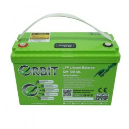 Orbit LifePO4 12v 100Ah Lityum Akü
