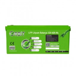 Orbit LifePO4 12v 420Ah Lityum Akü