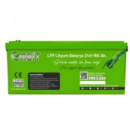 Orbit LifePO4 24v 150Ah Lityum Akü